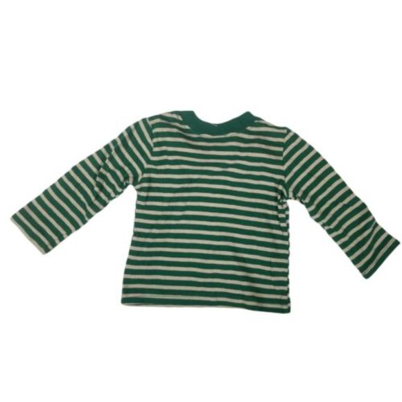 4/$25 Fisher Price Baby 2Pc Overalls Outfit Denim Jeans Long Sleeve Shirt 12mo - Picture 8 of 12